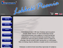 Tablet Screenshot of karin.com.pl